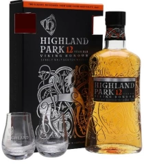 Highland Park 12 years Set mit zwei Gläsern 
