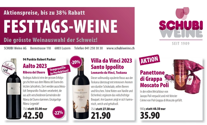 Festags Weine 2026