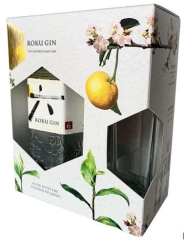 Gin Roku Japanese Craft Gin
<br />SET mit Longdrink Glas 