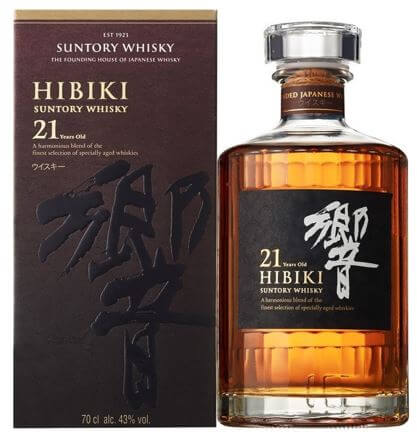 ウイスキー Hibiki 21 Years Old Suntory Whisky Hibiki 21 years Japanese Blended Whisky 70.0 cl kaufen bei Schubi