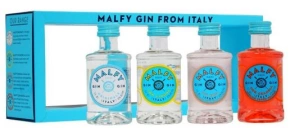 Malfy Gin Mini Set 4x 5cl Original, Con Limone, Rosa Pink Grapefruit & Con Arancia