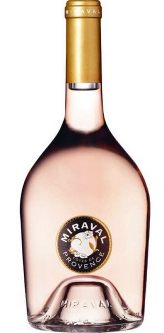 Miraval rosé AOP Côtes de Provence bottled by Pitt & Perrin