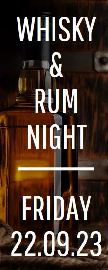 Ticket Whisky & Rum Night 
<br />Freitag, 22. September 2023
<br />(Wert: Fr. 40.00, inkl. Fr. 10.00 Einkaufsgutschein)
<br />