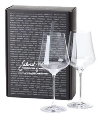 Weinglas Rene Gabriel für alle Weinsorten geeignet 2er Set in Geschenkverpackung (Preis pro Glas Fr. 20.00)